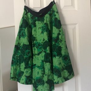 Anthropologie Edme & Esyllte green skirt sz 0